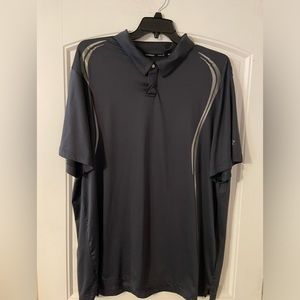 Men’s Russell Athletic Brand Dark Gray Active Polo Shirt 3XL
